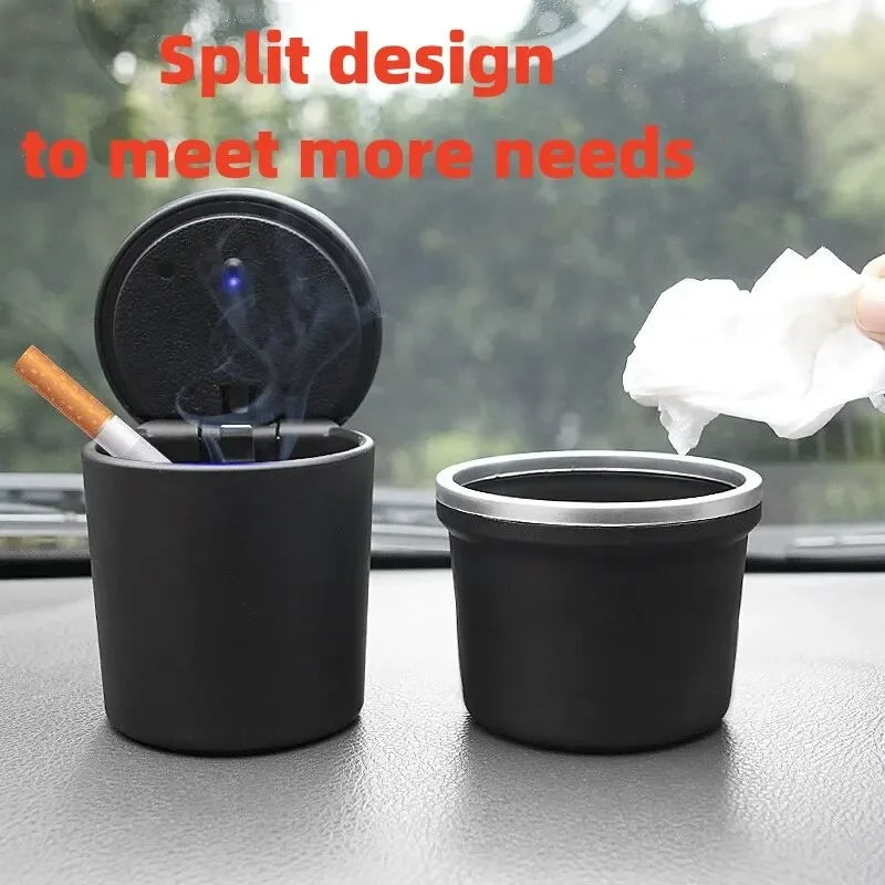 Tragbare LED Rauch Auto Aschenbecher Ashbox Tasse Auto Anzeige Aschenbecher Auto Getränkehalter. Es ist schnell und einfach
