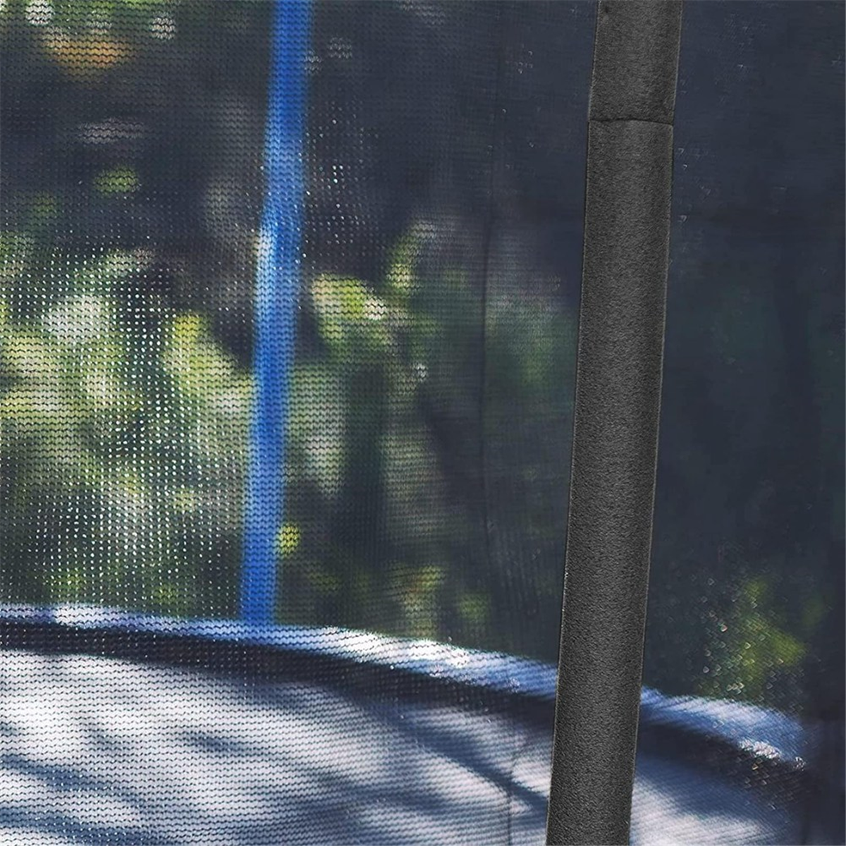 12 Stück Trampolinstangen-Schaumstoffhüllen, Ersatz für Trampolinpolsterung, Trampolin-Schutzhüllen, Schaumstoffschläuche, Schwarz