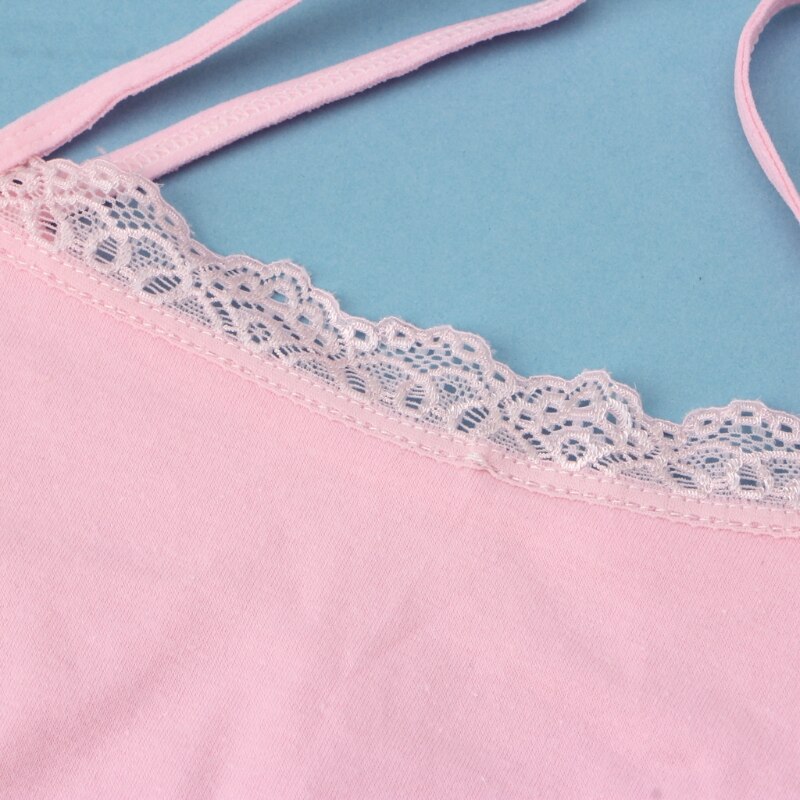 thumbnail image 2 of Comfortable Bralettes Pack Girls Cotton Training Bras 5-Pack - Lace Trim Cropped Camis For Teens Ages 10-15 Training Bra For Girls 10-12 2 of 14