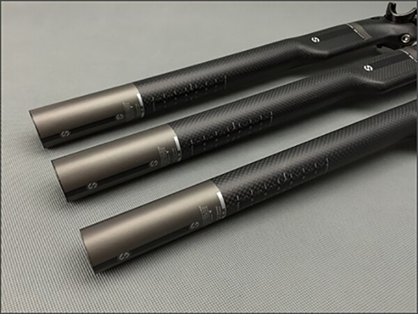 3 karaats matte full carbon zadelsteun mtb mountainbike racefiets zadelsteun fietsonderdelen 27,2 /30,8 /31,6 *350 /400mm