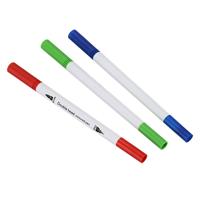 36 penselpenner med til tupper kunstmarkører pensel fargepenner med finne tupp til voksne fargebok tidsskrift notatskrivingsplan