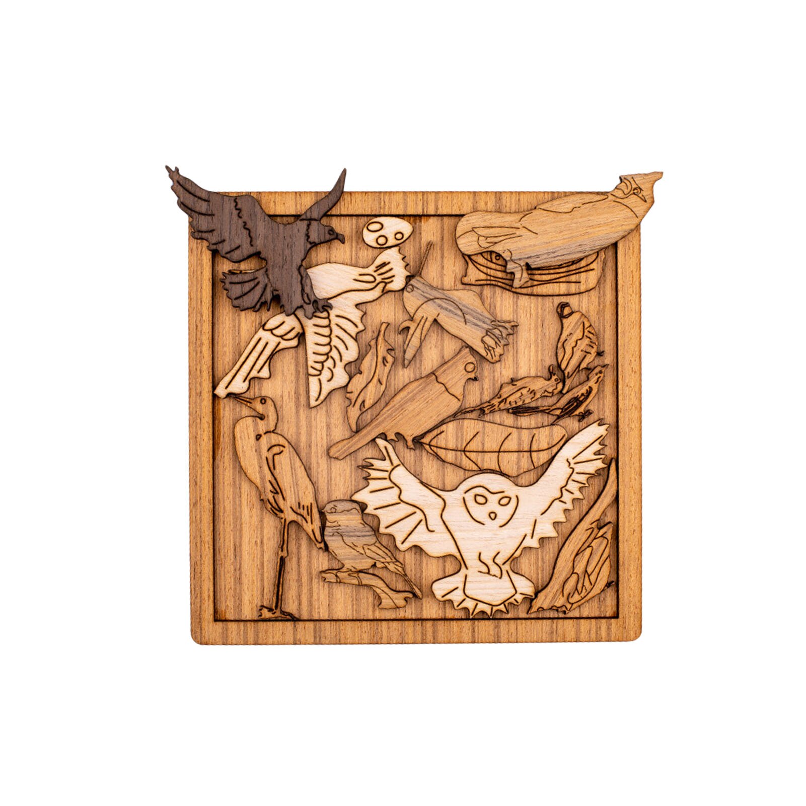 3D Houten Puzzel Brain Teaser Puzzels Unieke Vormige Houten Puzzel Speelgoed Voor Volwassenen Kids Educatief Speelgoed Voor Kinderen: Eagle