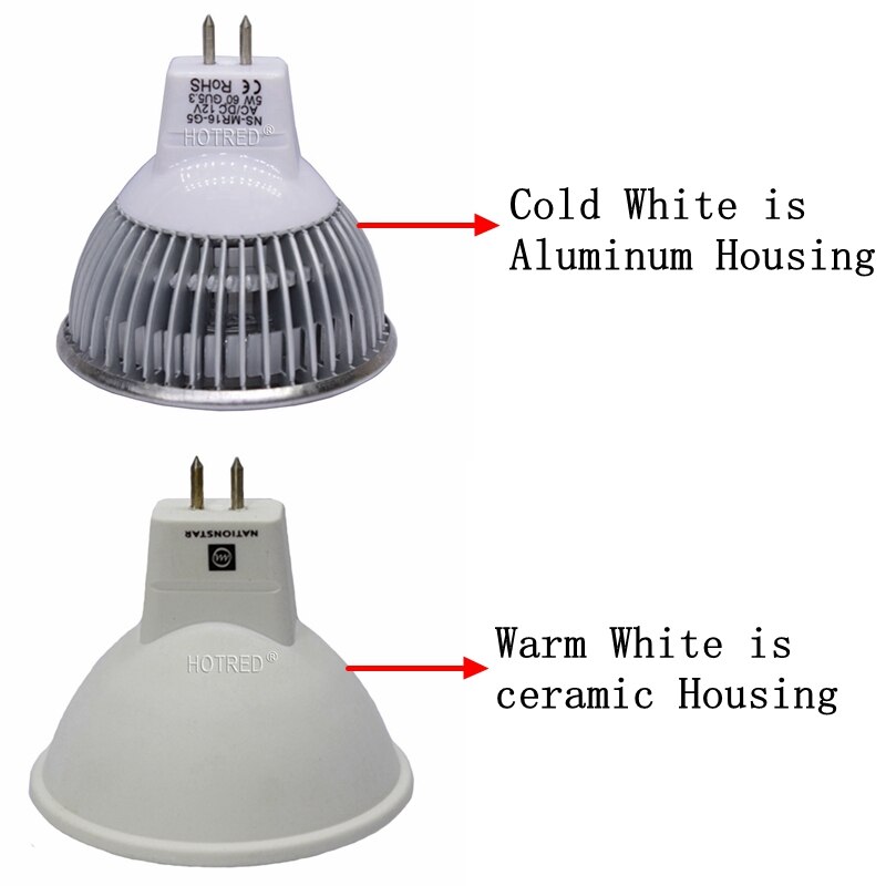 Spot Lamp MR16 12V 3W 4W 5W High Power Led Warm/Koel Wit LED lamp Downlight