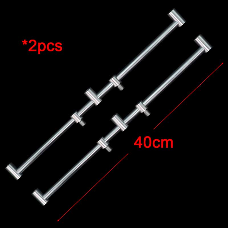 Karpe fiskestang justerbare buzz barer 3 stang satt opp terminal takling 40cm