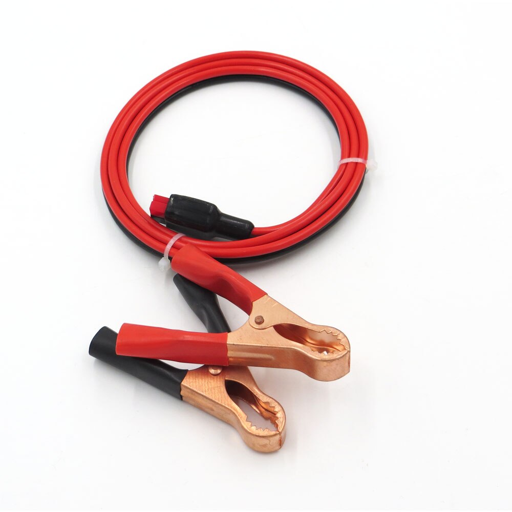 Cable solar conectar con pinzas de cocodrilo 0,3 m 1m 2m enchufe de alimentación PP30 30A 600V extender pinza de cocodrilo cable 30Amps
