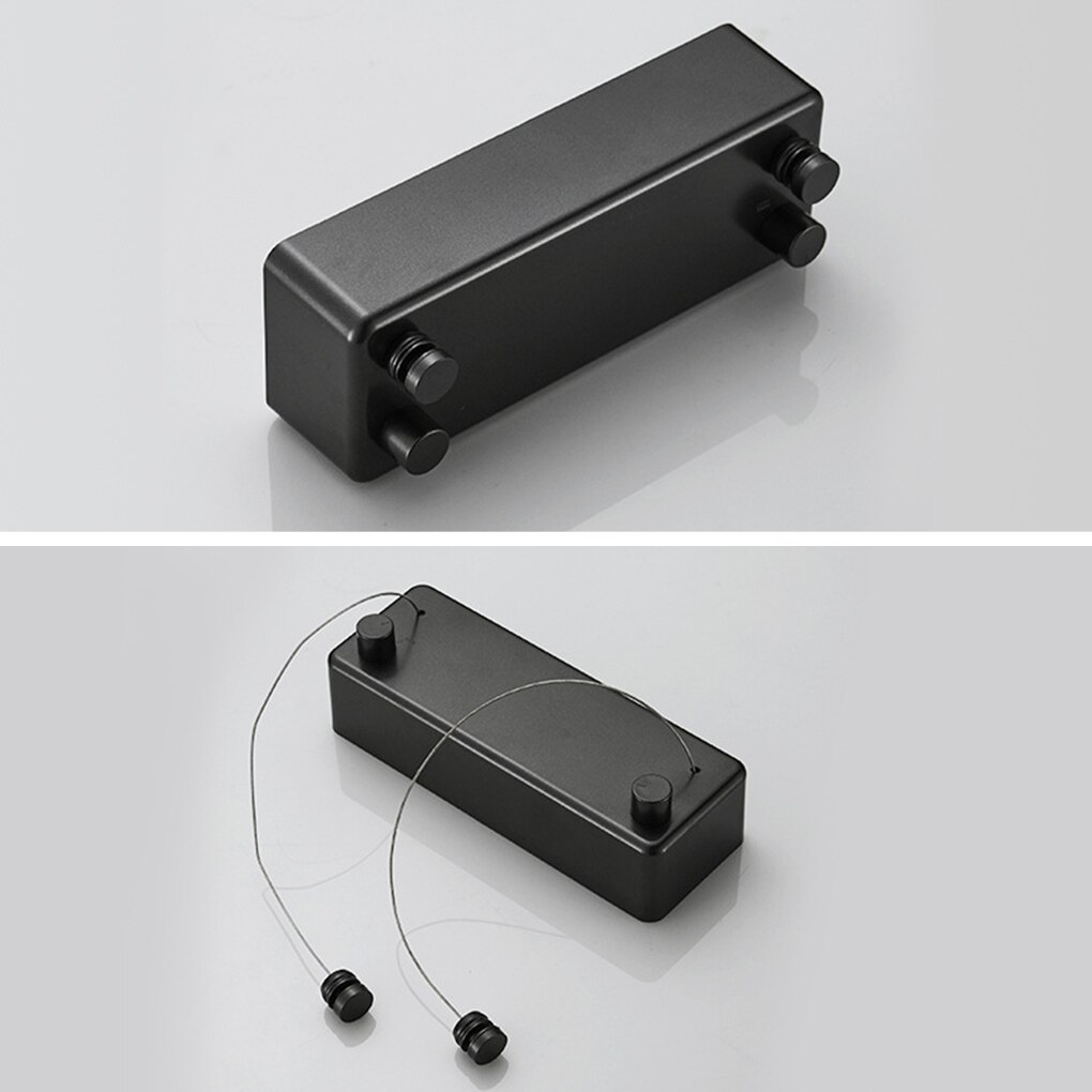 Clothes Drying Line 30kg Steel Dual Wires Laundry Dryer Adjustable Bathroom Clothesline Rack, White