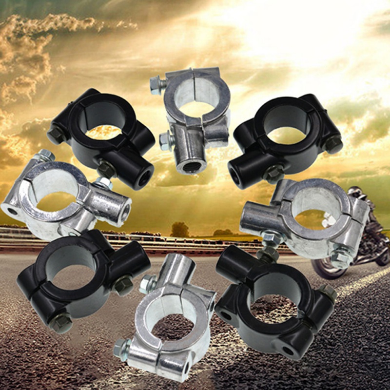 1 pièces universel moto miroir monture 8mm 10mm poignée Bar rétroviseur support adaptateur pour vtt Scooter