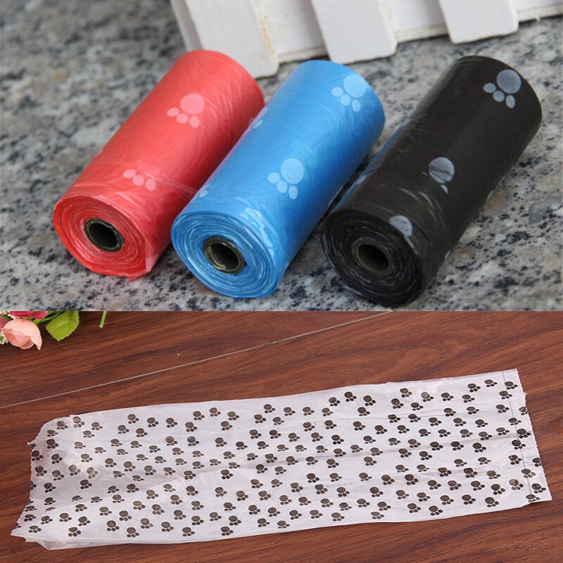 Pet Flavor Green Degradable Waste Bag Poo Bag Degradable Cat Waste Eco-Friendly Bags Outdoor Clean