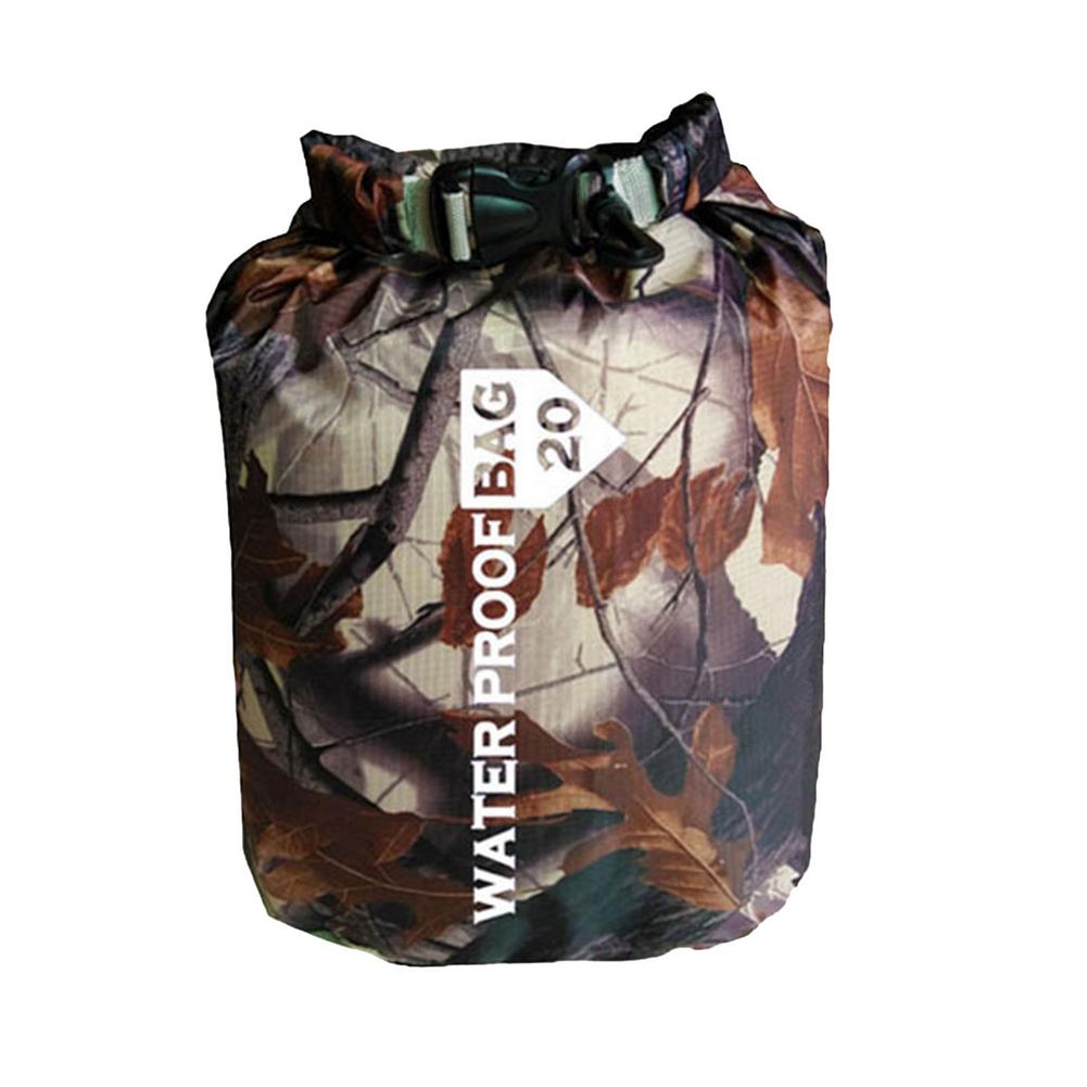 Outdoor Waterproof Dry Bag 10L 40L 70L Camo Water Diving Foldable Man Women Beach Swimming Floating Bag Raft Ocean Backpack Here: Camouflage 40L
