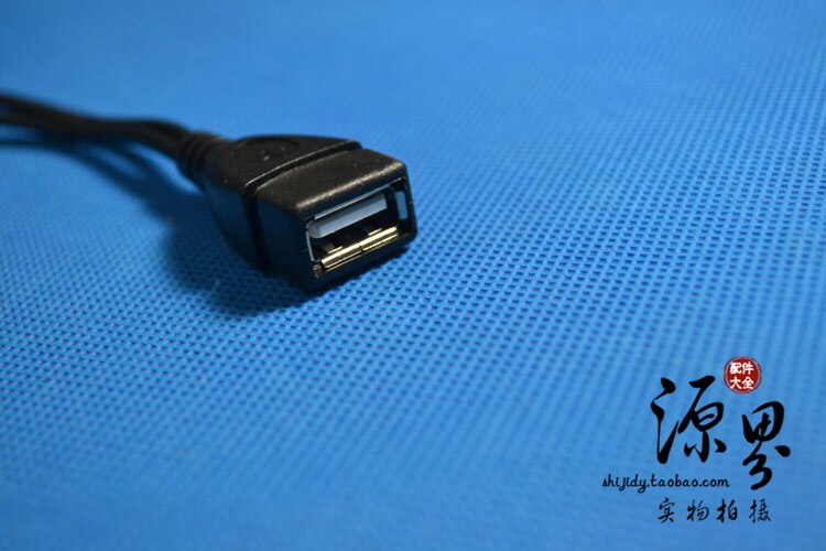 Three OTG cable micro usb data cable male to male and female auxiliary power otg usb cable