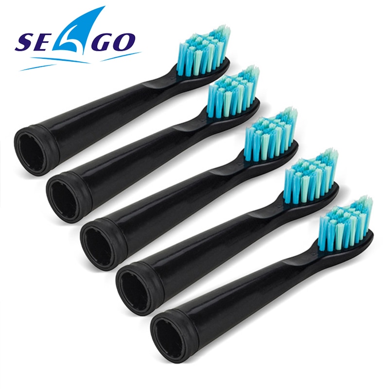 Seago Elektrische Opzetborstels Zachte Haren Dupont Vervangende Opzetborstels Interdentale Heads Precision Clean voor SG507/575/551