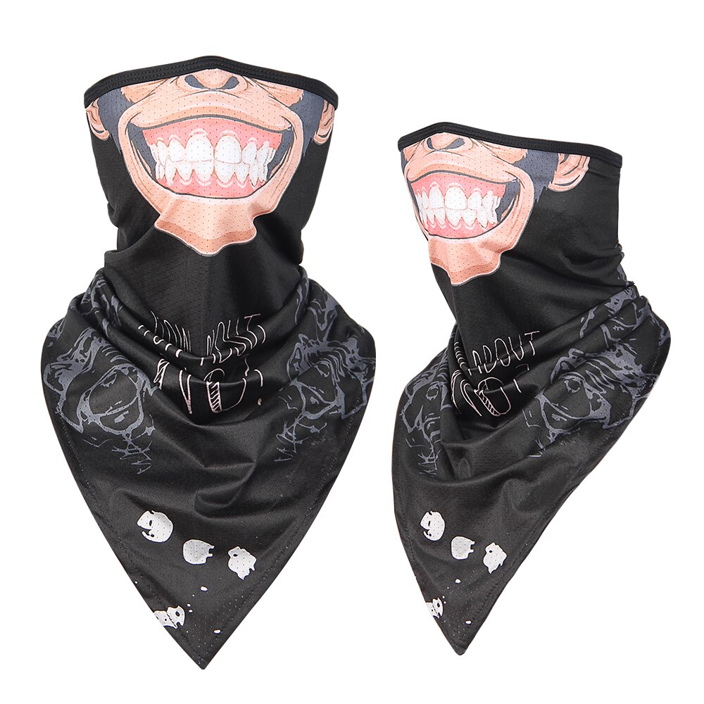 HEROBIKER Balaclava Motorcycle Moto Face Shield Breathable Mask Motorcycle Multifunctional Moto Half Mask Quick Drying Motor: MMZ10045