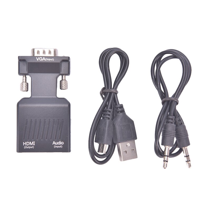 VGA to HDMI Adapter with Audio Male VGA to Female HDMI Converter Laptop to TV