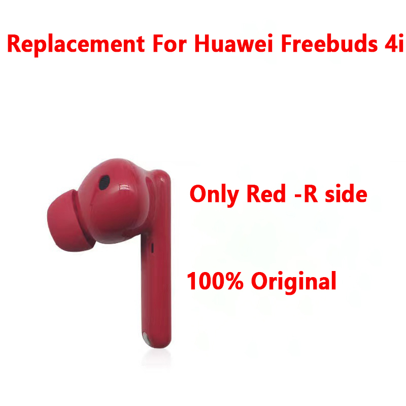 Originalteile Ersatz für Huawei FreeBuds 4i kabellos Bluetooth Kopfhörer Single Ersatz Verknüpfungen rechts oder Ladehülle: Beige