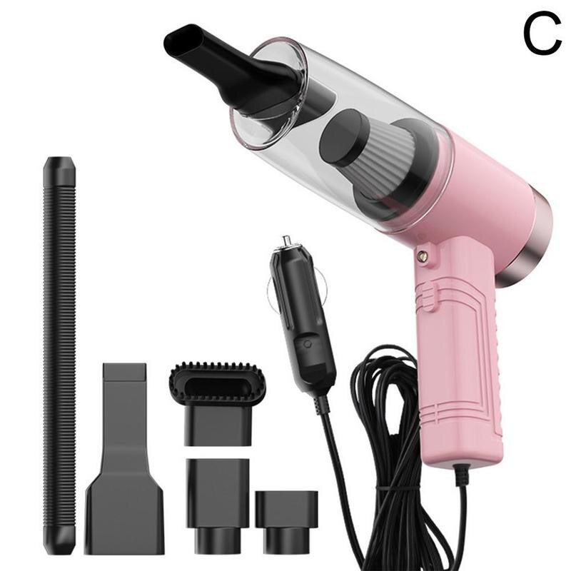 Car high suction vacuum cleaner, wet and dry car small wireless vacuum cleaner with aromatherapy, Car Electronics: C