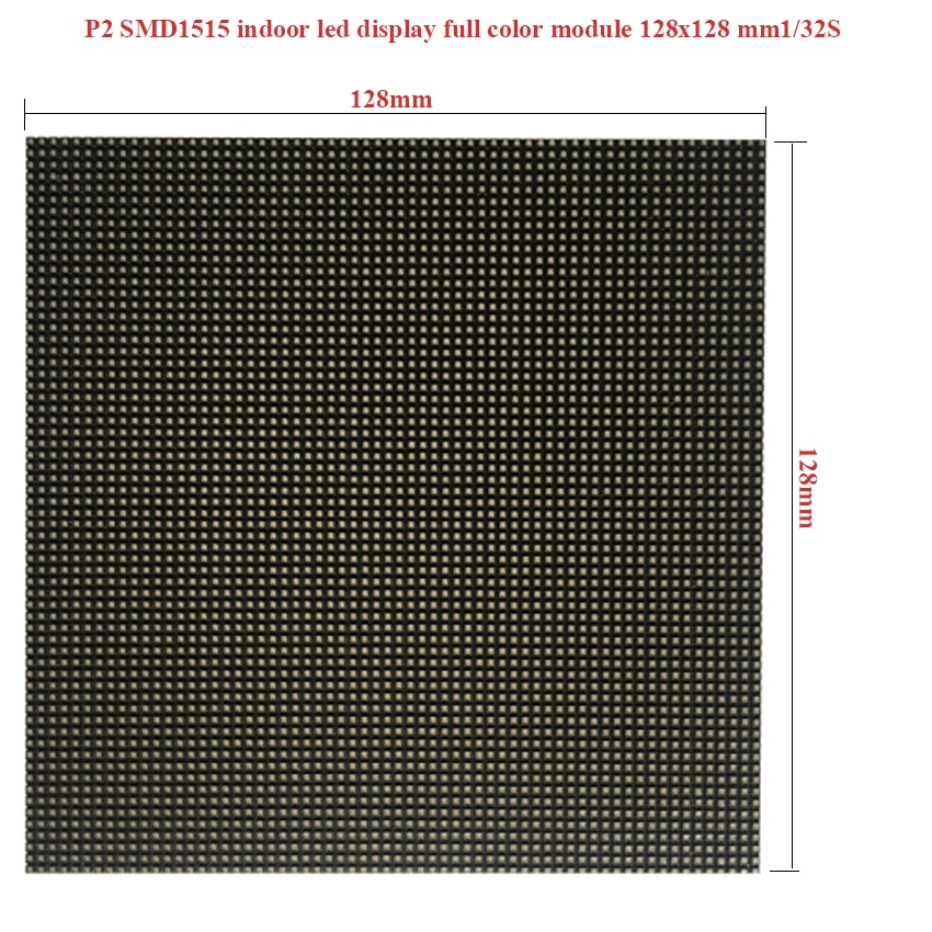 P2 SMD1515 Led Module 128*128Mm 64*64 Pixels 1/32 Scan Indoor Rgb Full Kleur 2Mm voor Led Scherm Led Panelen