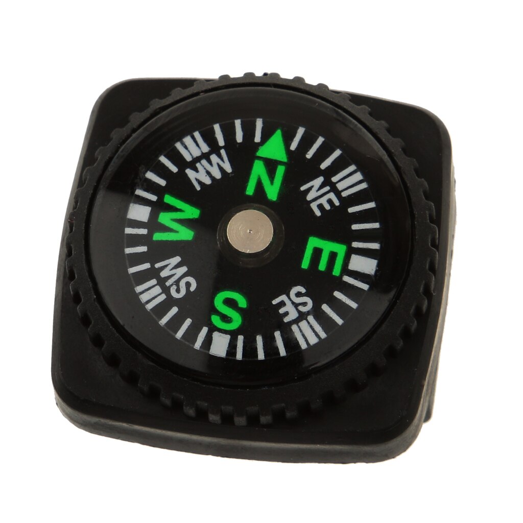 Knap kompas sæt til nødoverlevelsessæt urbånd armbånd paracord armbånd og nøglering