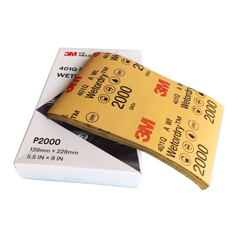 3M Sandpaper Set 1500/2000 Grit Sanding Paper Water/Dry Abrasive Sand Papers