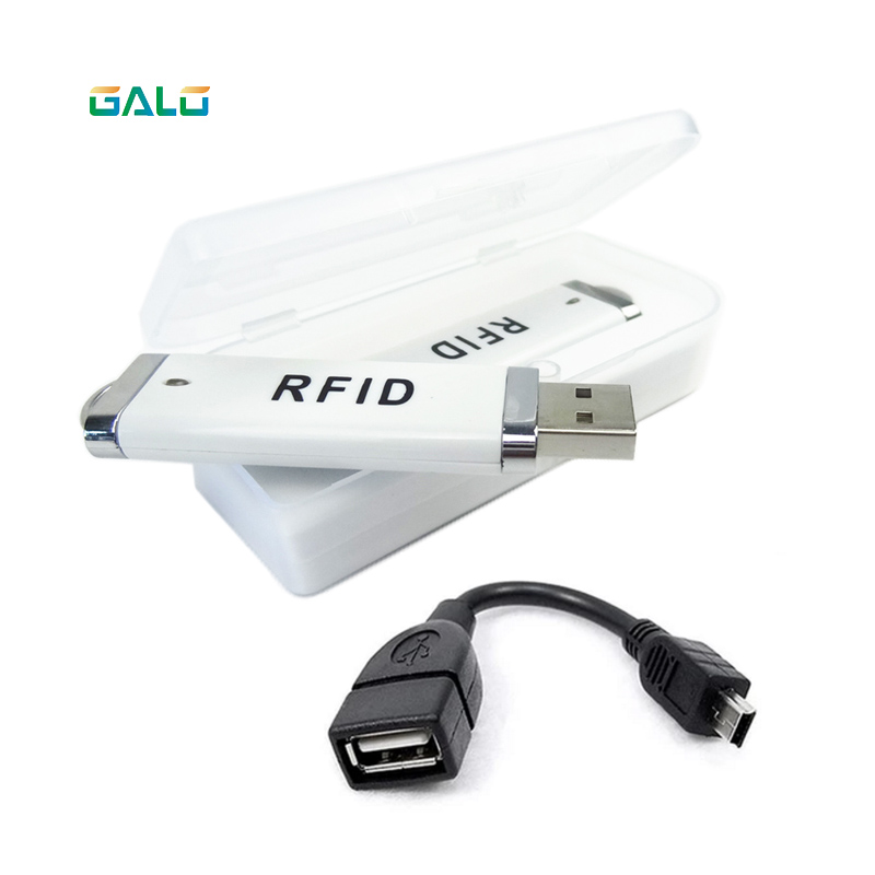 Mini Portable USB 13.56Mhz Proximity Sensor Smart IC Crad RFID Reader USB For iPad Android Windows: kit 4
