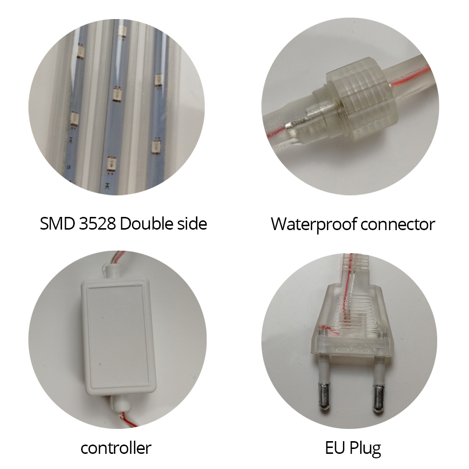 30CM AC220V Led string light Christmas light Meteor Shower Falling Star Rain Icicle Snow Fall LED Xmas String Light