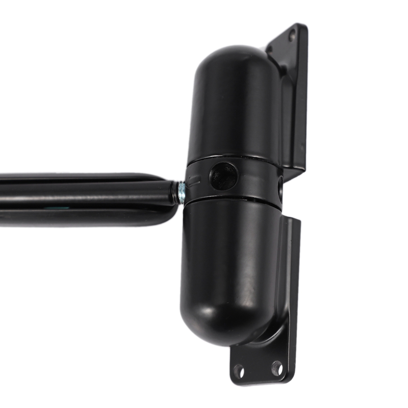 1 Set 20-70Kgs Black Adjustable Surface Mounted Spring Door Closer Automatic Door Closer Fire Rated Indo
