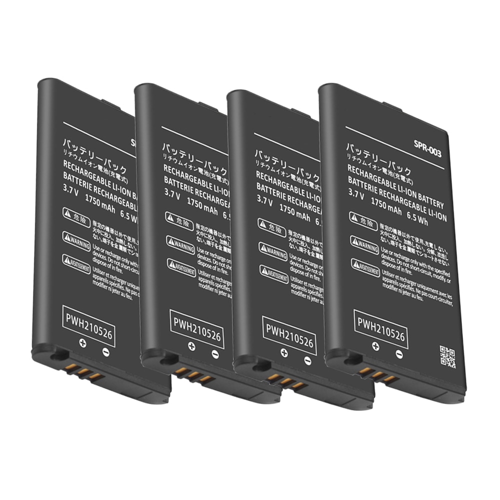 SPR-003 Batterie Für Nintendo 3DS LL/XL 3DSLL 3DSXL NEUE 3DSLL NEUE 3DSXL Neu3dsll Neu3ds xl: 4 Stck Batterie