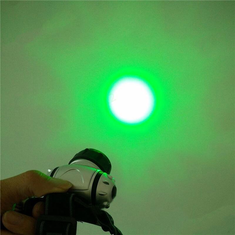 19 LED Head Plant Lamp, High Intensity Green Hydroponics Horticulture Light 4 Operation Modes Grow Room Flash Night Light