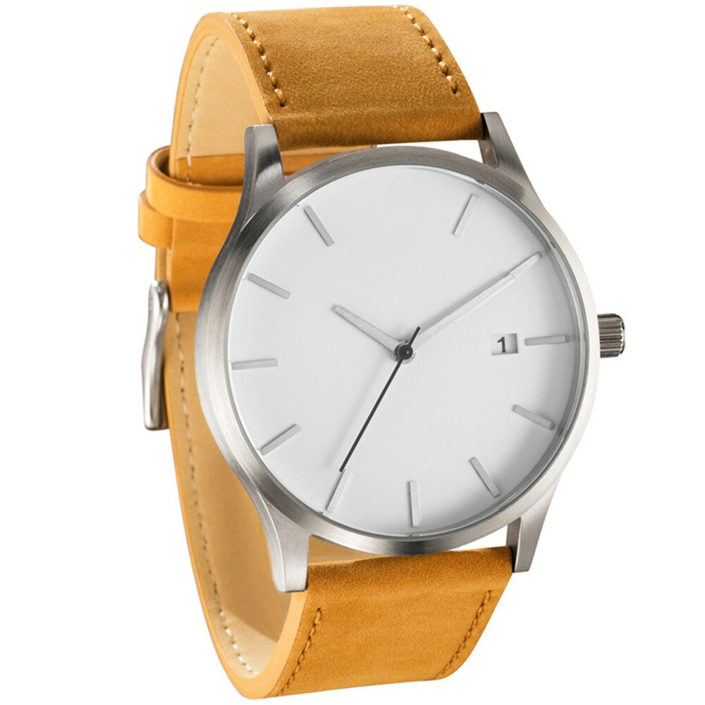 Heren Horloge Sport Minimalistische Horloges Voor Mannen Horloges Lederen Klok Erkek Kol Saati Relogio Masculino Reloj Hombre: 4
