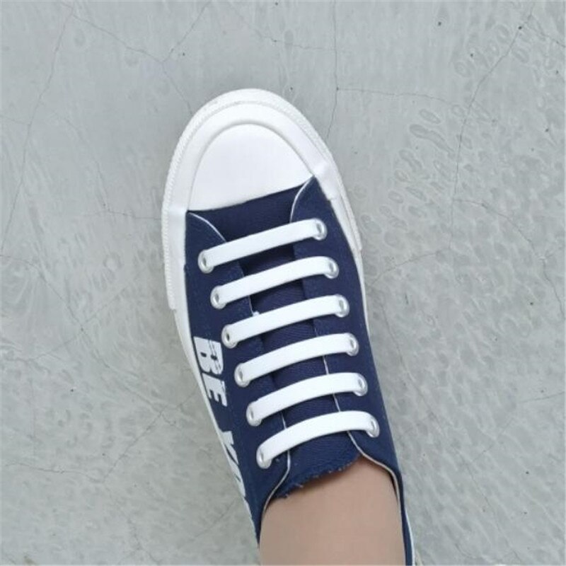 Cordones elásticos de silicona para zapatos, cintas creativas de goma para perezosos, para zapatillas informales, 12 unids/paquete