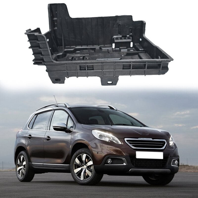 Car Battery Cover Slot Battery Holder Tray for Peugeot 301 207CC Citroen DS3 C3XR Elysee 9801801880