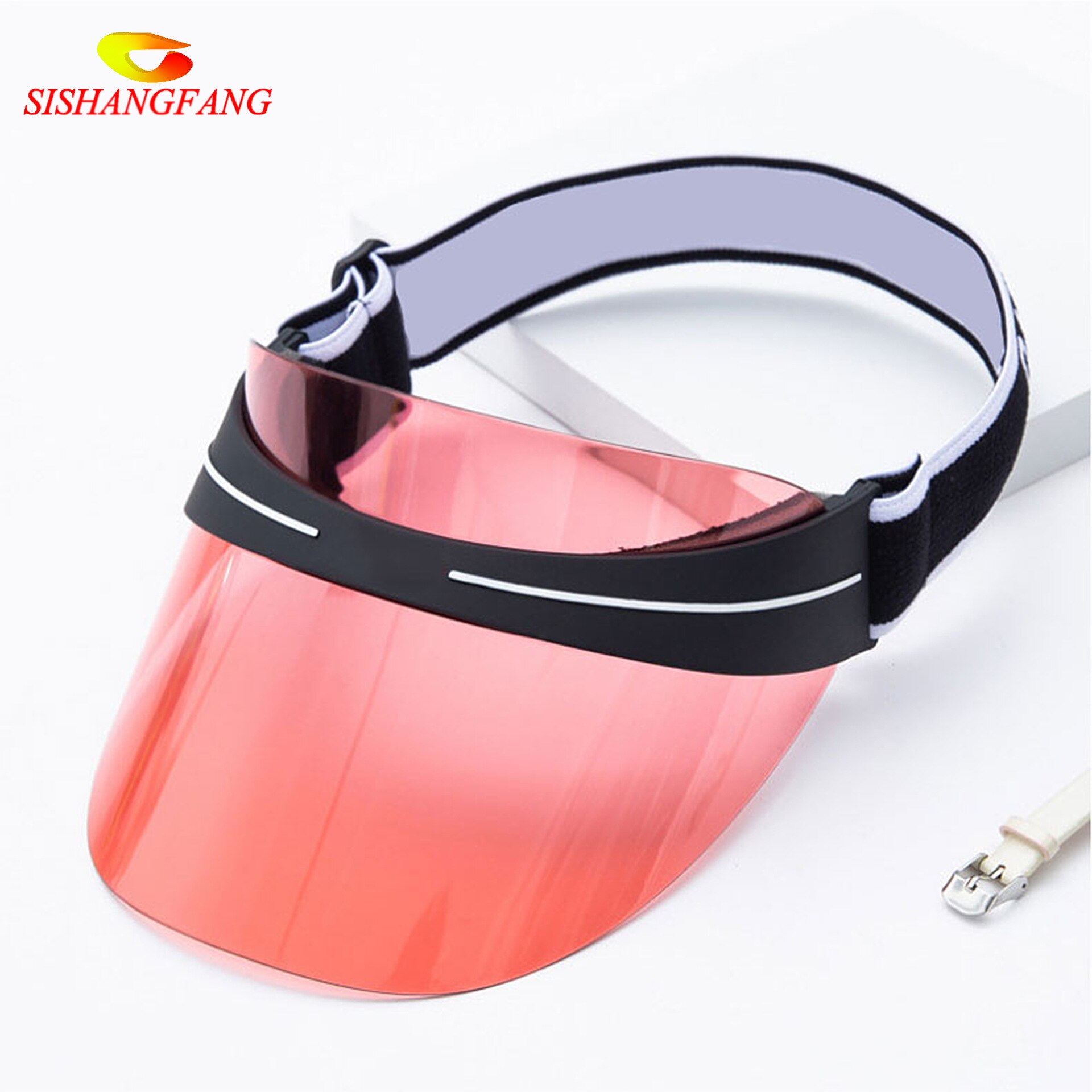 D Home Sun Hat Pc Empty Top Hat Sun Visors for Women Jockey Men Sun Hat Anti-uv Outdoor Sports Hat Front and Back Logo: Orange