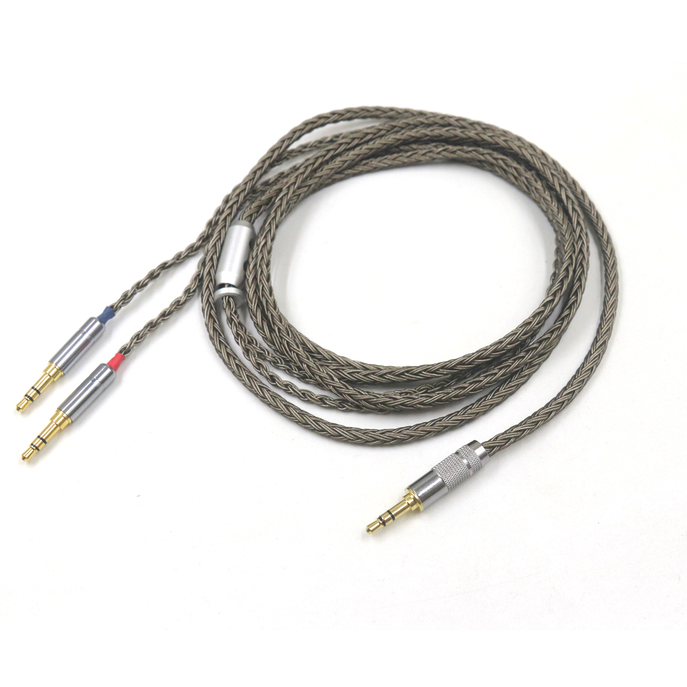16 Cores 4 pin Xlr 4.4 2.5mm Headphone Earphone Cable For 3.5 Hifiman Ananda sundara HE1000se HE6se he400 Z7M2
