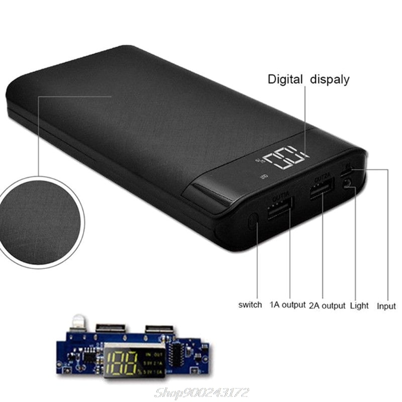 Caja de carga Universal de 5V 2A 3 puertos USB, Kit DIY 8X 18650, caja de carga de batería DIY para Samsung, Xiaomi, teléfono móvil al por mayor