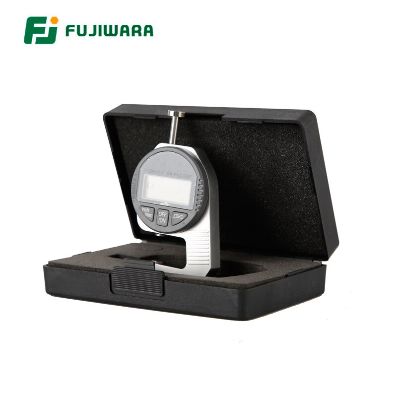 FUJIWARA Thickness Gauge Calipers 0-12.7mm Leatherwear Thin Film Paper Sheet Metal Surface Thickness Measurement Thickness Tool