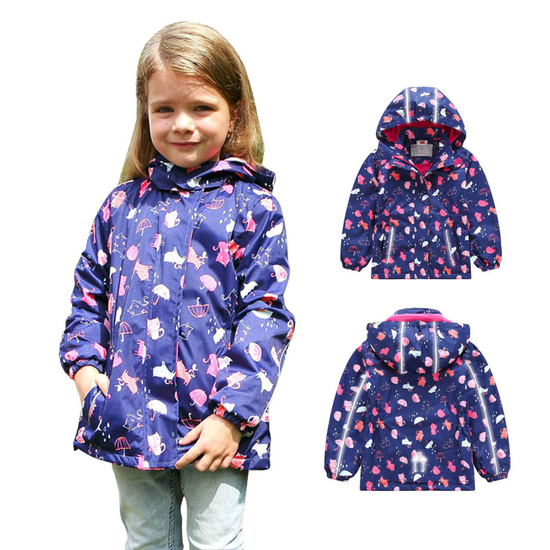 Frühling Herbst Winter Mädchen Mäntel Mädchen Jacke Kind Sport lässig freundlicher Polar- Vlies Jacken Doppel-Deck Wasserdichte Jacken 6300