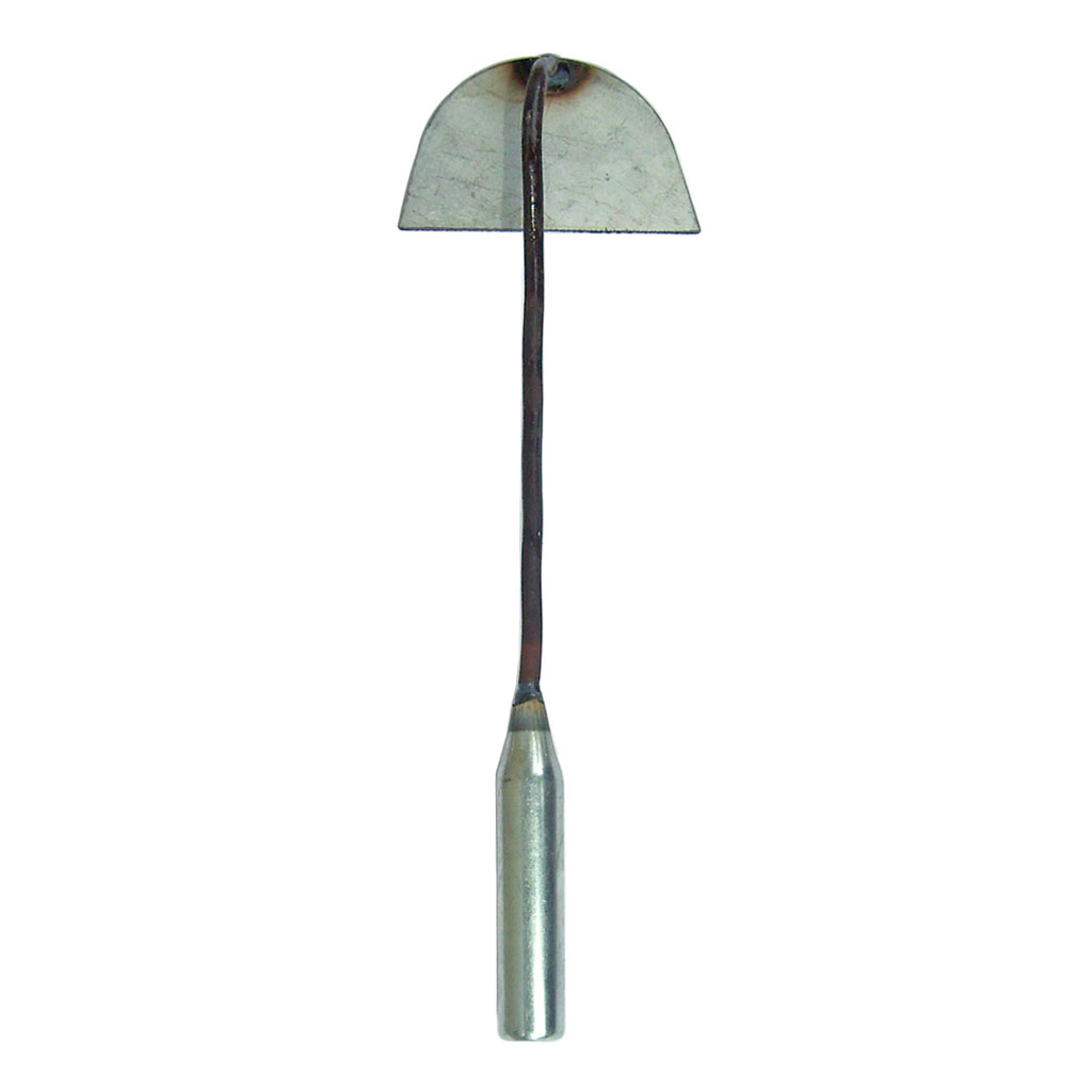 Garden Weeding Sickle Hand Hoe, Gardening Cutting Grass Hoe, Manual Hoe Tool with Thick Blade and Iron Handle
