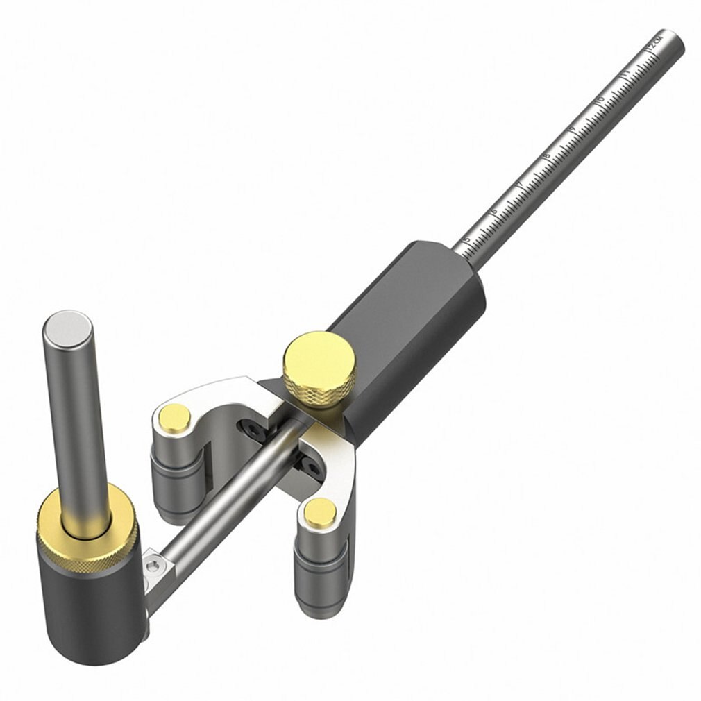 0-120MM madera herramienta trazadora de calibrador de mortaja marcado anodizado herramienta para trabajar la madera de marcado con la herramienta Lápiz