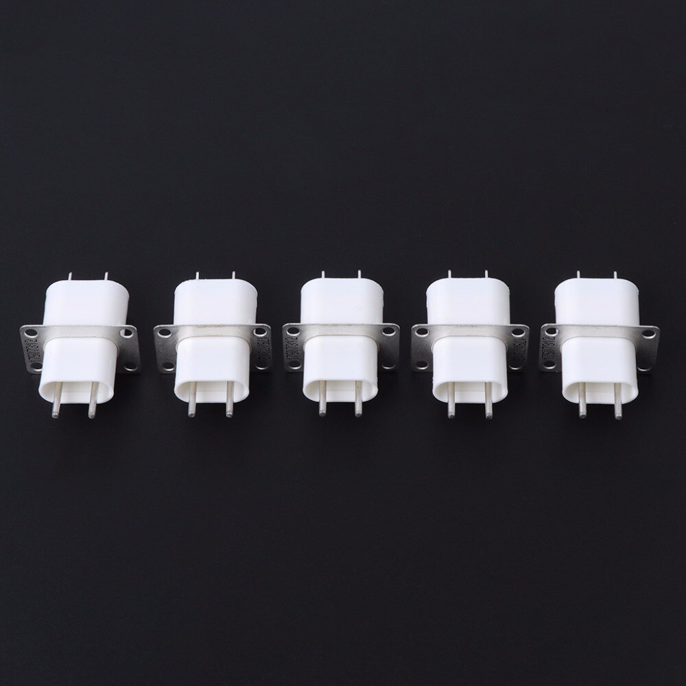 5Pcs Electronic Microwave Oven Magnetron 4 Filament Pin Sockets Converter Home 10166