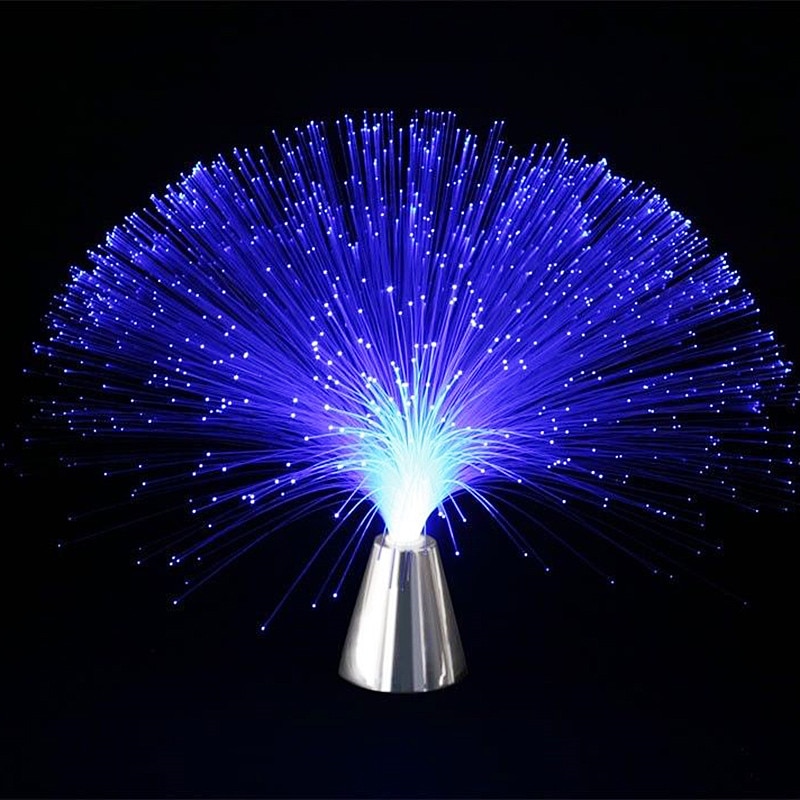 Flerfärgad led fiberoptisk lampa ljus bröllop mittpunkt optisk fiber led-belysning  p0.11