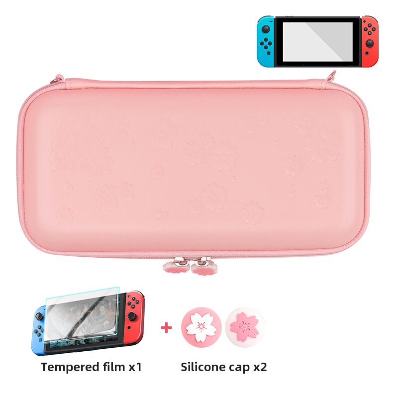 DATA FROG Cute Cat Paw Bag For Compatible-Nintendo Switch Console Hard Portable Travel Carrying Case For Switch Lite Accessories: For NS Switch 13