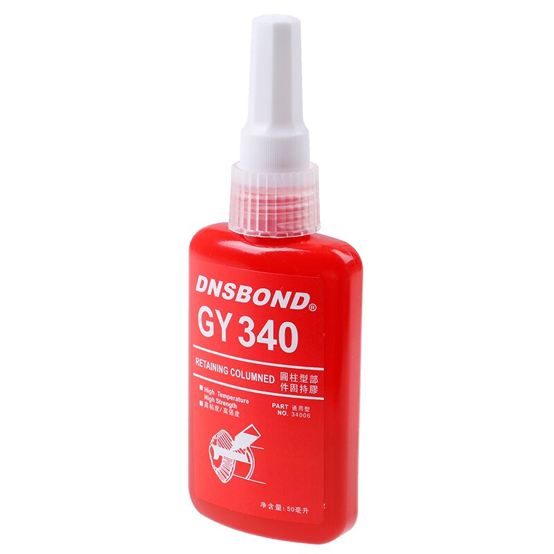 50ml cylindrisk holder, der låser klæbende metalskrue anaerob lim