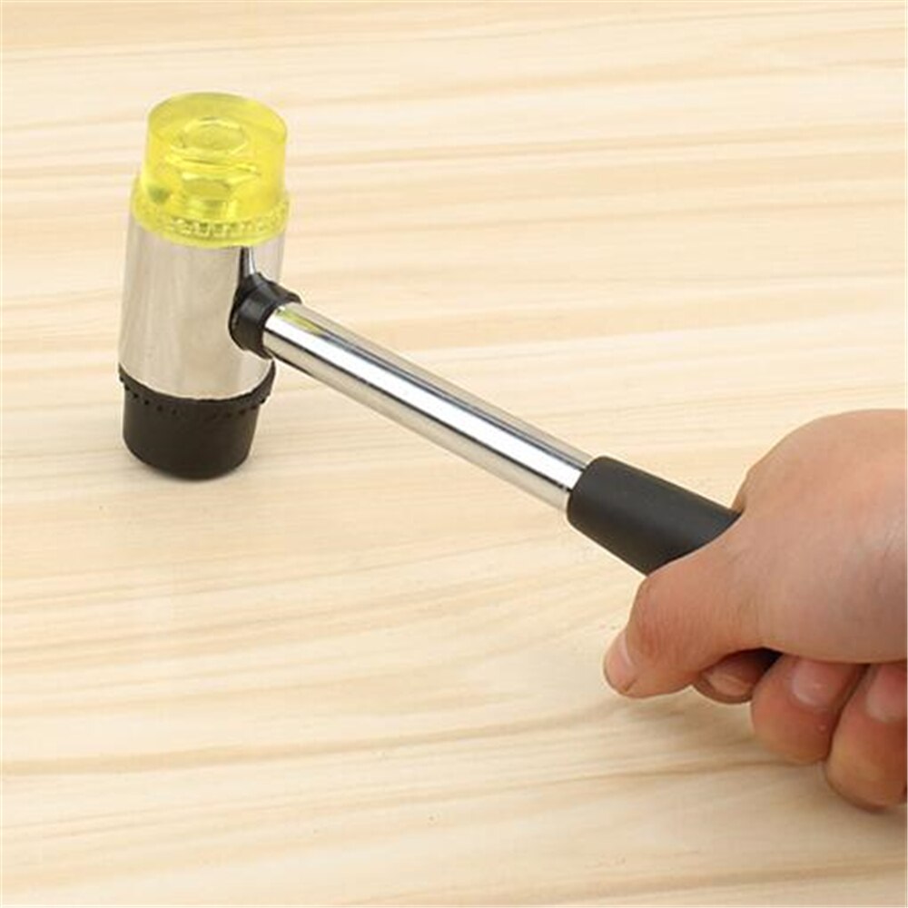 No Rebound Installation Hammer Percussion Toy Plastic Hammer Fiber Rubber Hammer Handmade Rubber Nylon Hammer