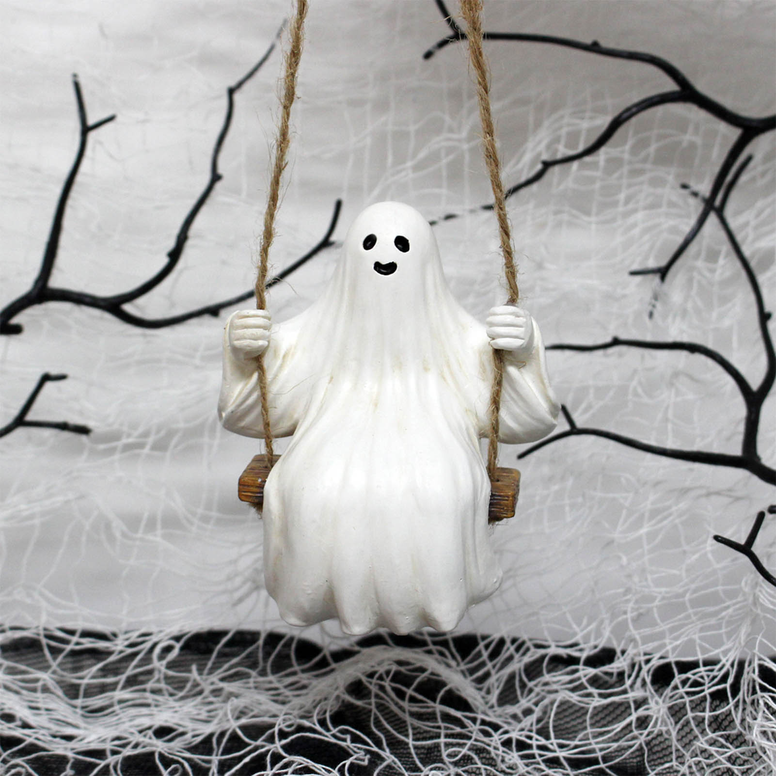 Halloween Decorations Ghost Figurines Halloween Ghost Hanging Ornament for Halloween Parties Decor