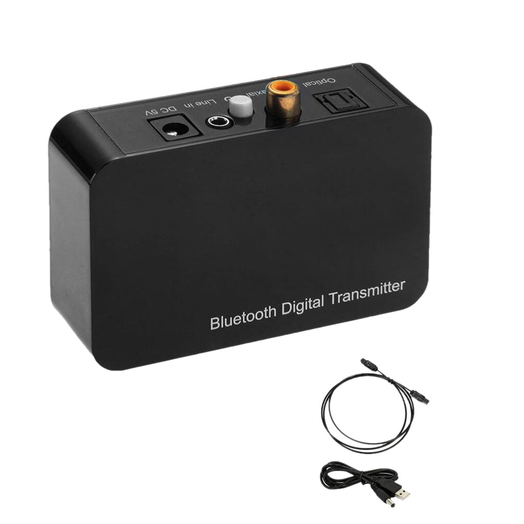 Transmisor y emisor de Audio óptico para auriculares de TV, Aux 3,5mm, Bluetooth