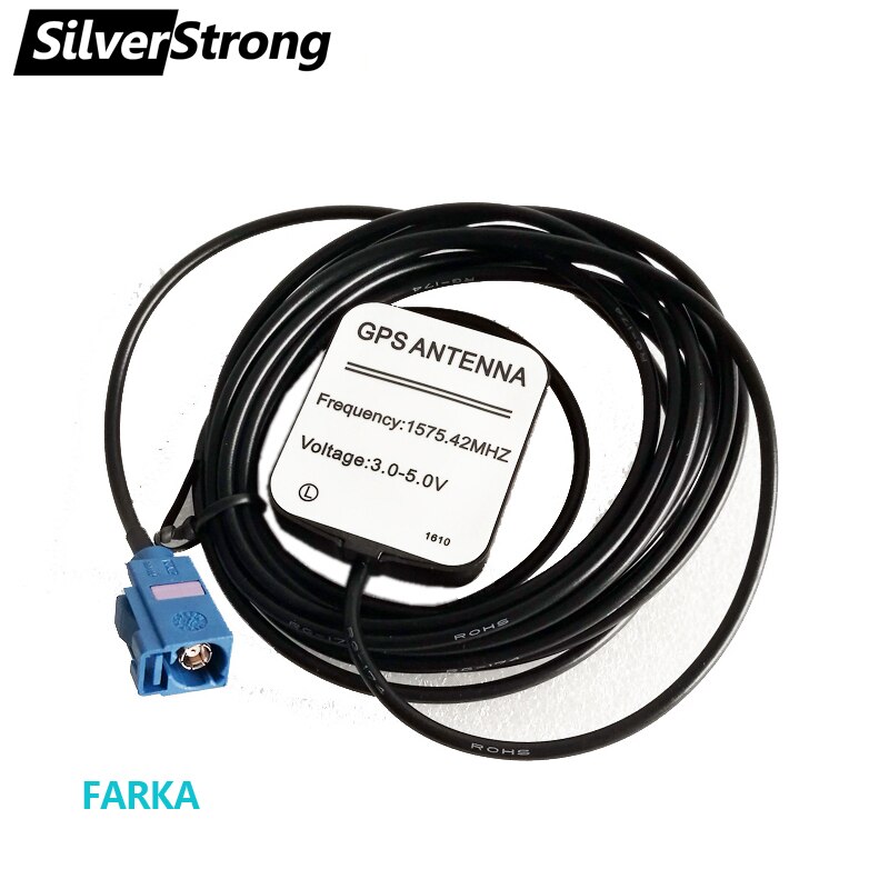 Silverstrong Gps Ontvanger Antenne Voor Auto Dvd Navigatie Farka/Sma Connector Versterker Gps Actieve Afstandsbediening Antenne