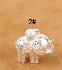 100% 925 silber Elefant Charme DIY Armbinde Charme Gute Glück Elefanten Charme Schmuck Kleine Anhänger: Stil 2