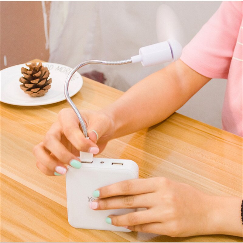 Mini usb blæser led lys gadgets fleksible til bærbar pc notebook til bærbar stationær pc computer sommer