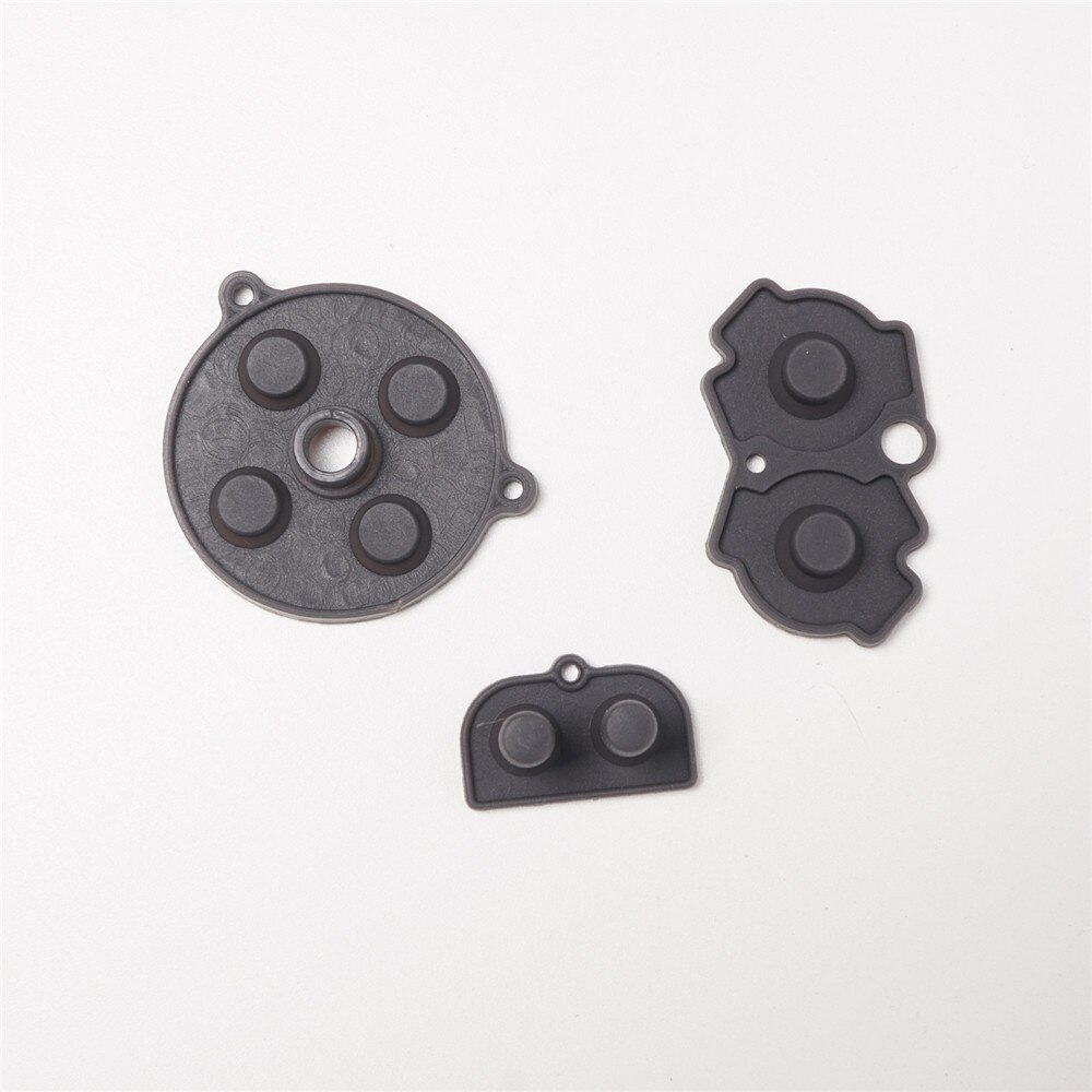 Ersatz Gummi Pads Für GBA GAMEBOY VORAUS ZUBEHÖR: dark grey