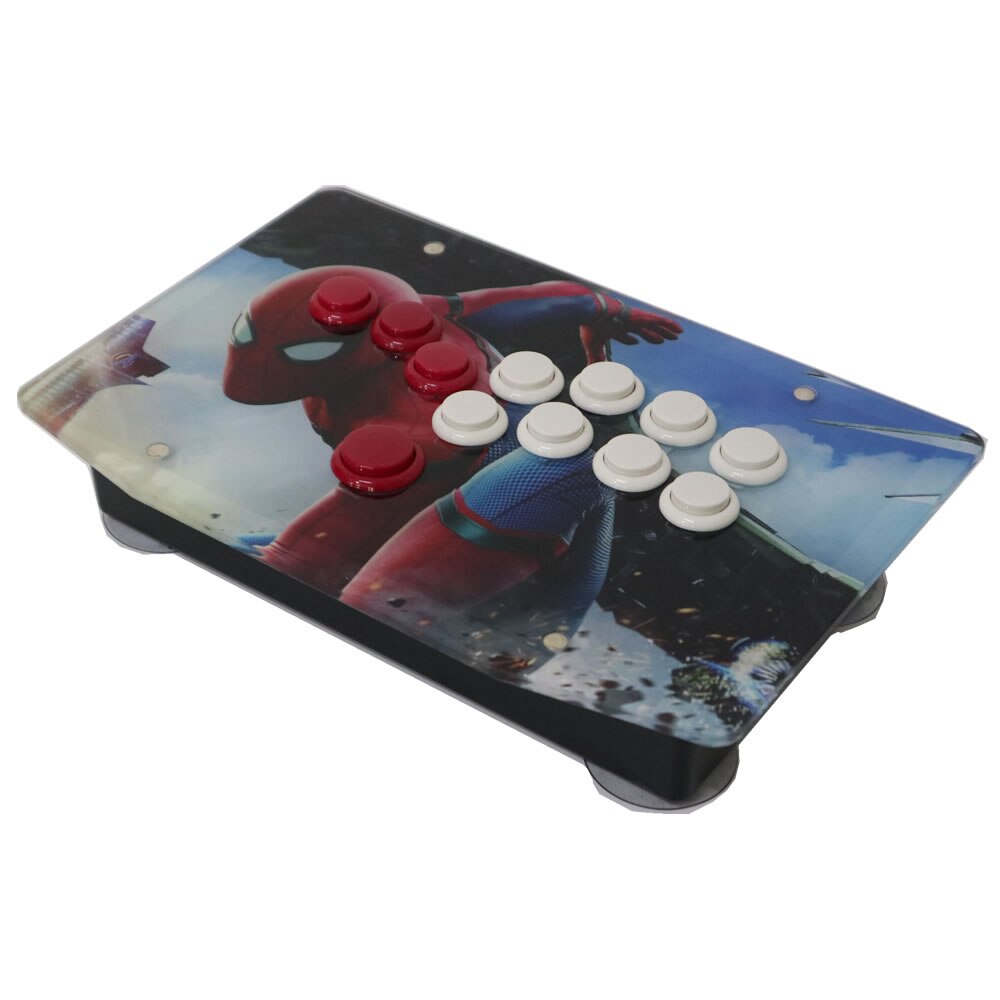 RAC-J500B todos os botões hitbox estilo arcada joystick luta vara controlador de jogo painel de obras de arte para pc usb