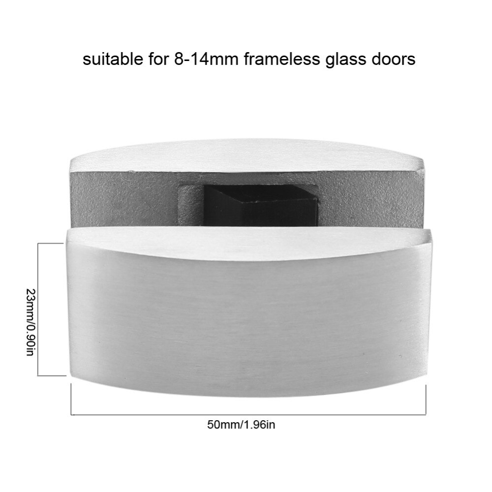 Glideskinne 304 skydedøre i rustfrit stål bundstyre udskiftningsværktøj til 8-14mm rammeløse glasskydedøre hårde